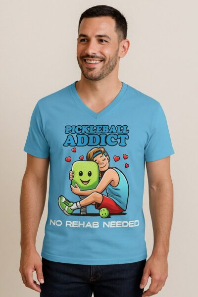 Pickleball Addict T-Shirt – No Rehab Needed - Image 9