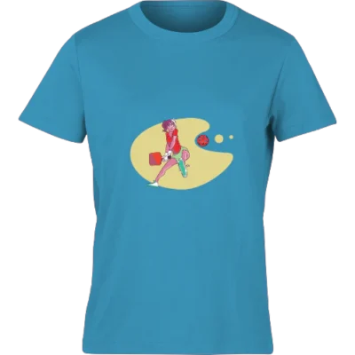 Pickleball player mid-swing - Image 4