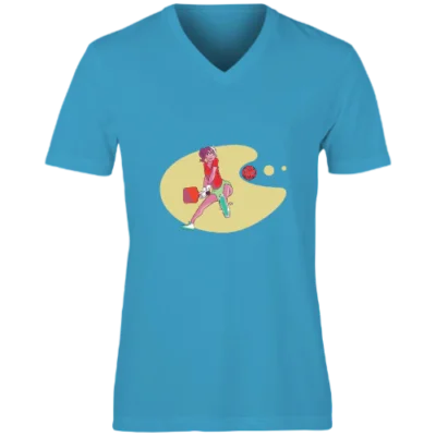 Pickleball player mid-swing - Image 5
