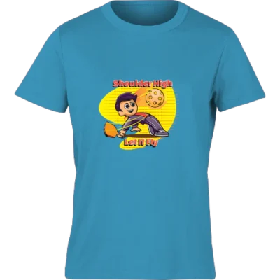 Shoulder High Let it Fly Pickleball Tee - Image 5