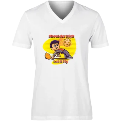 Shoulder High Let it Fly Pickleball Tee - Image 2